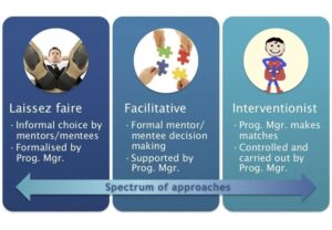 Matching mentors and mentees, Spectrum of approaches