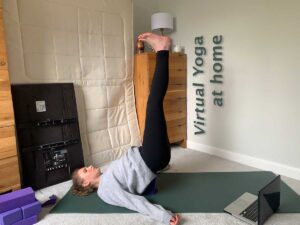 Virtual yoga at home