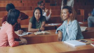 Young women students